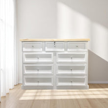Comoda de madera 9 cajones modelo Aval Premium