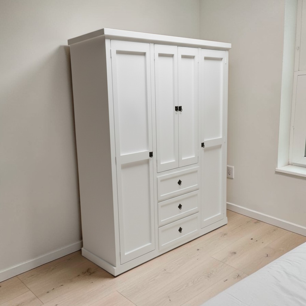 Closet de Madera 3 Cuerpos Modelo Avel | Orden y Estilo para tu Dormitorio | Mgr muebles