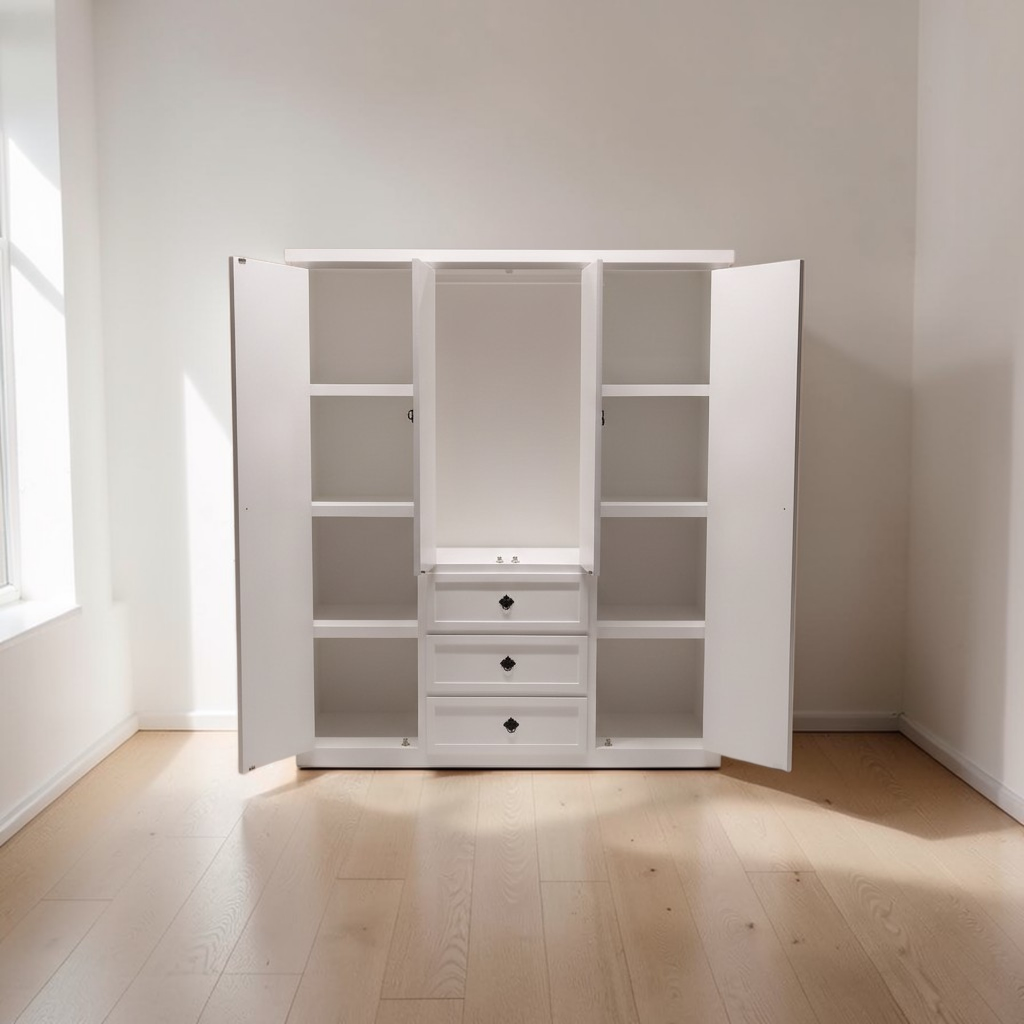 Closet de Madera 3 Cuerpos Modelo Avel | Orden y Estilo para tu Dormitorio | Mgr muebles