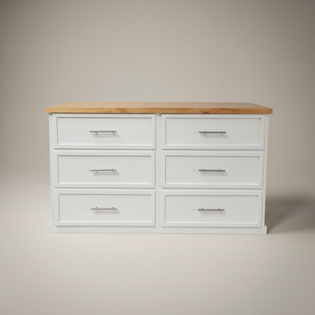 Cómoda modelo nova con 6 Cajones | Dormitorio Moderno | MGR Muebles