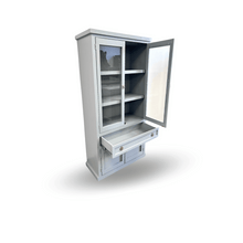 VITRINA DE MADERA DE PINO 90x40x180 MODELO M - Mgr Muebles