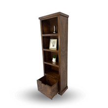 Librero de 4 niveles y 1 cajón 180 x 32 x 60 modelo Mix. - Mgr Muebles