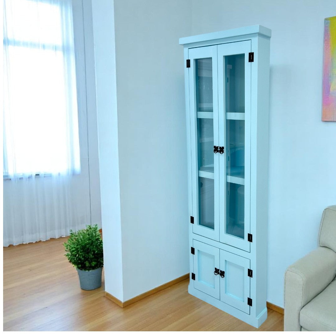 Esquinero organizador bar rústico modelo Alice.