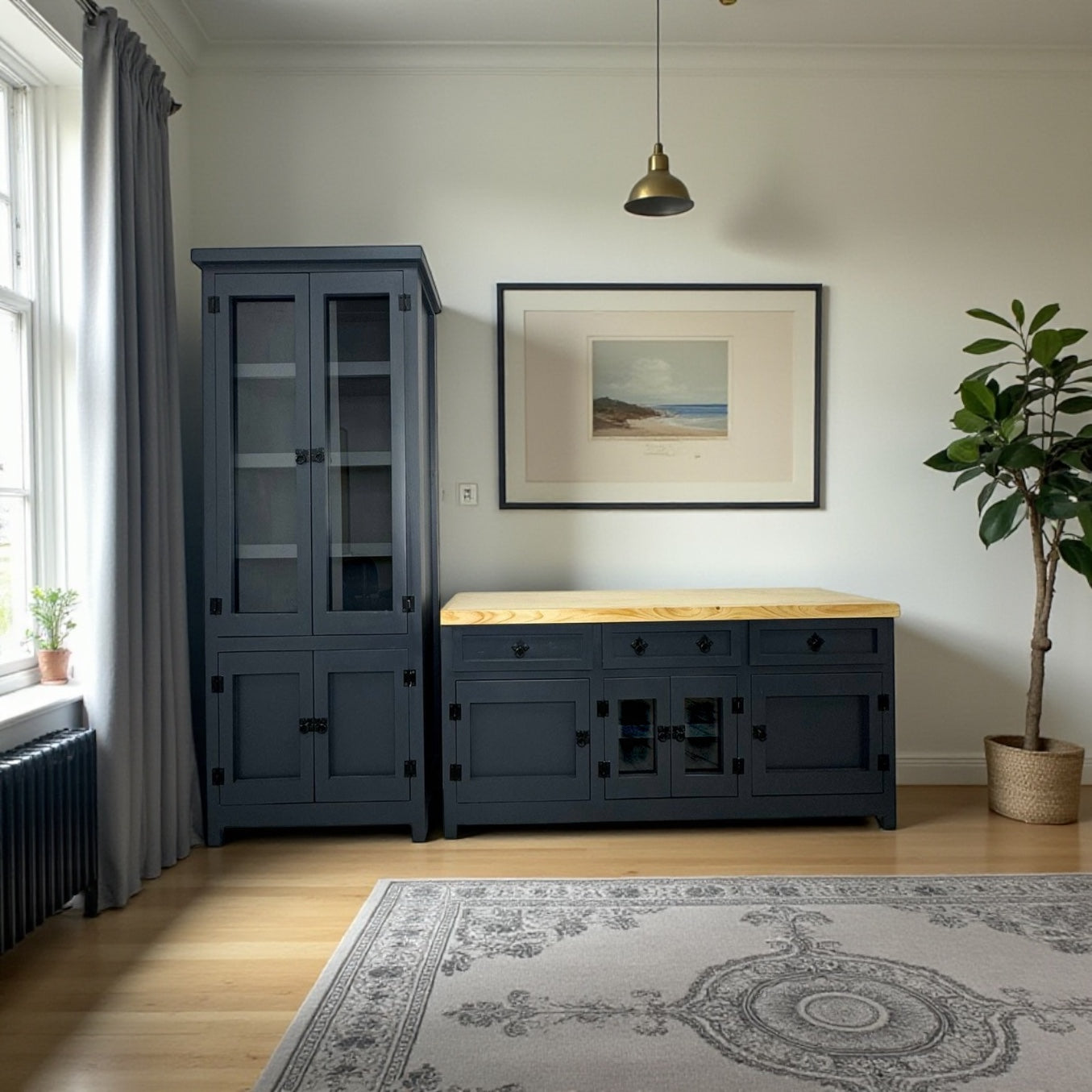 Set de vitrina + Rack de tv