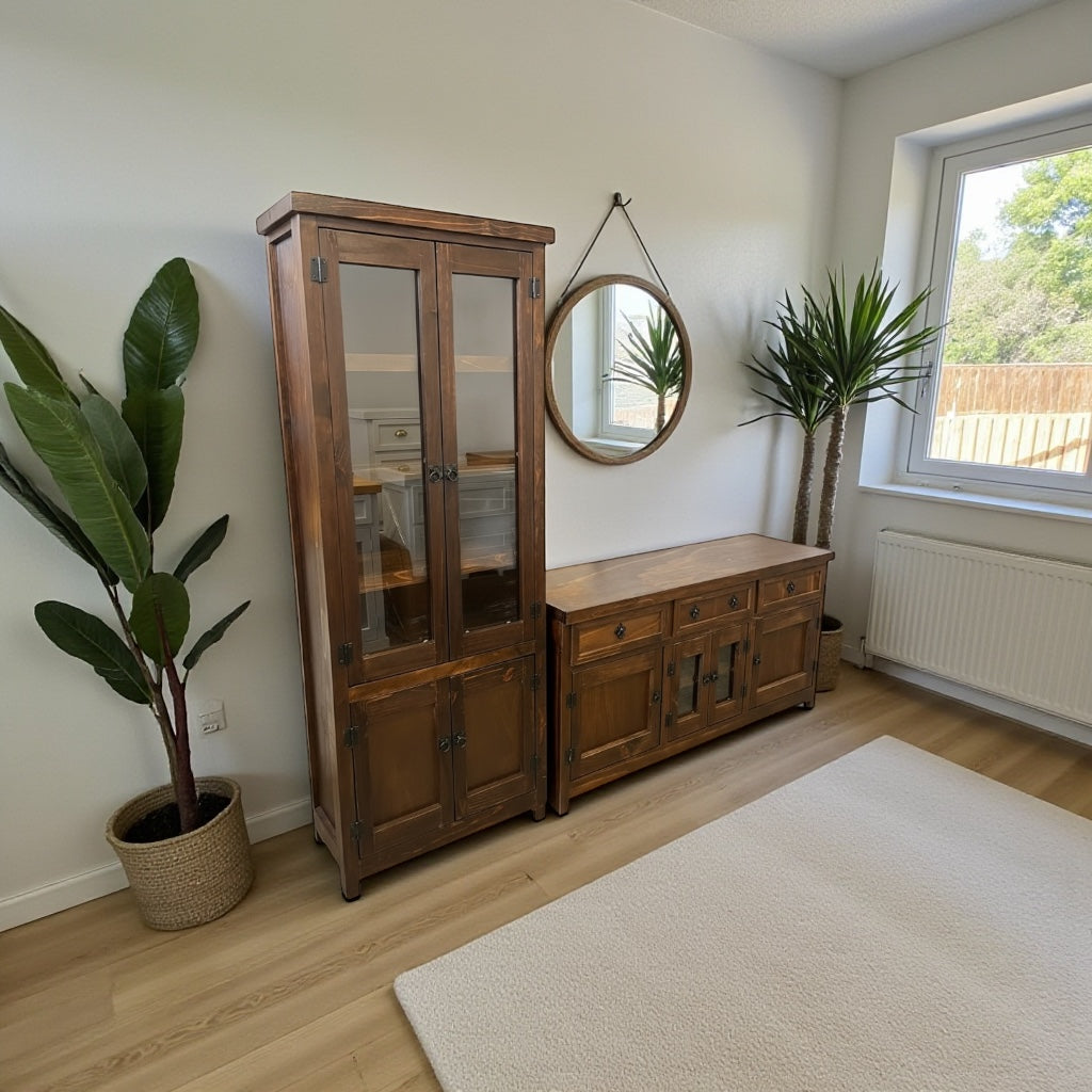 Set de vitrina + Rack de tv