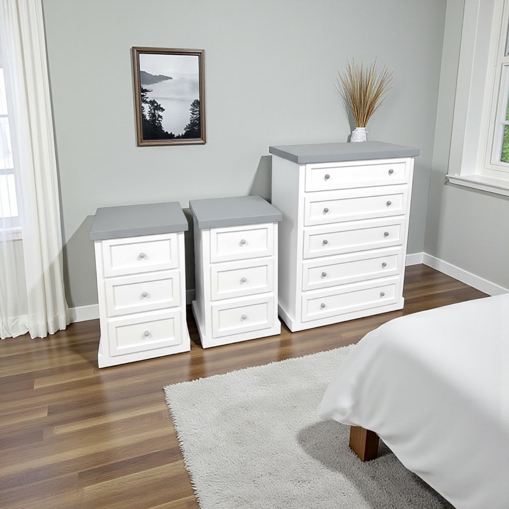 Set Comoda modelo comodín + Veladores Aval