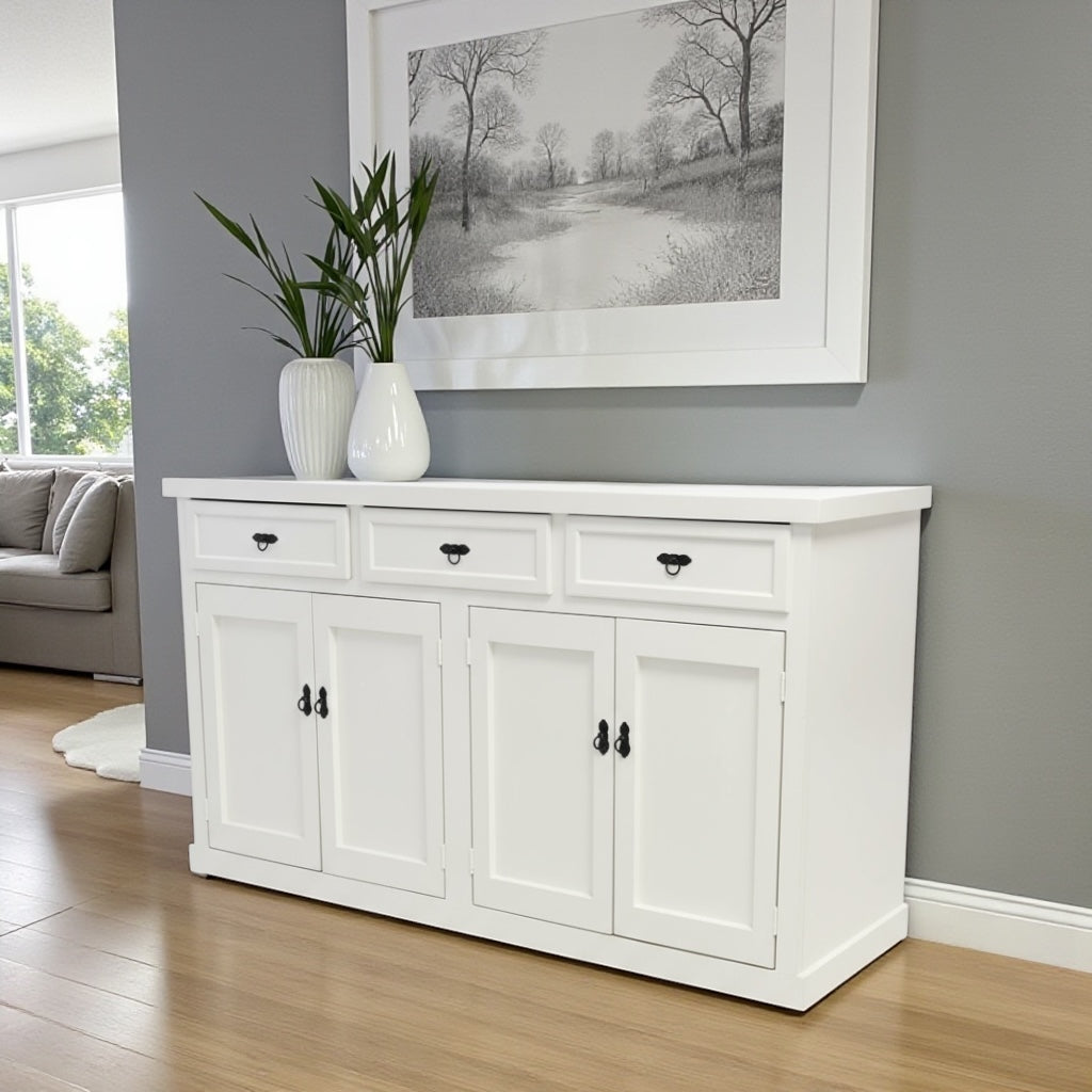 Aparador buffet 4 puertas y 3 cajones modelo Cerrado.