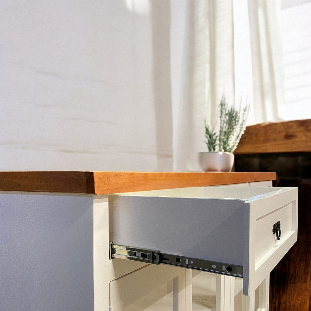 Buffet de Madera 4 Puertas y 3 Cajones con Rieles Telescópicos – Modelo Marcela | MGR Muebles