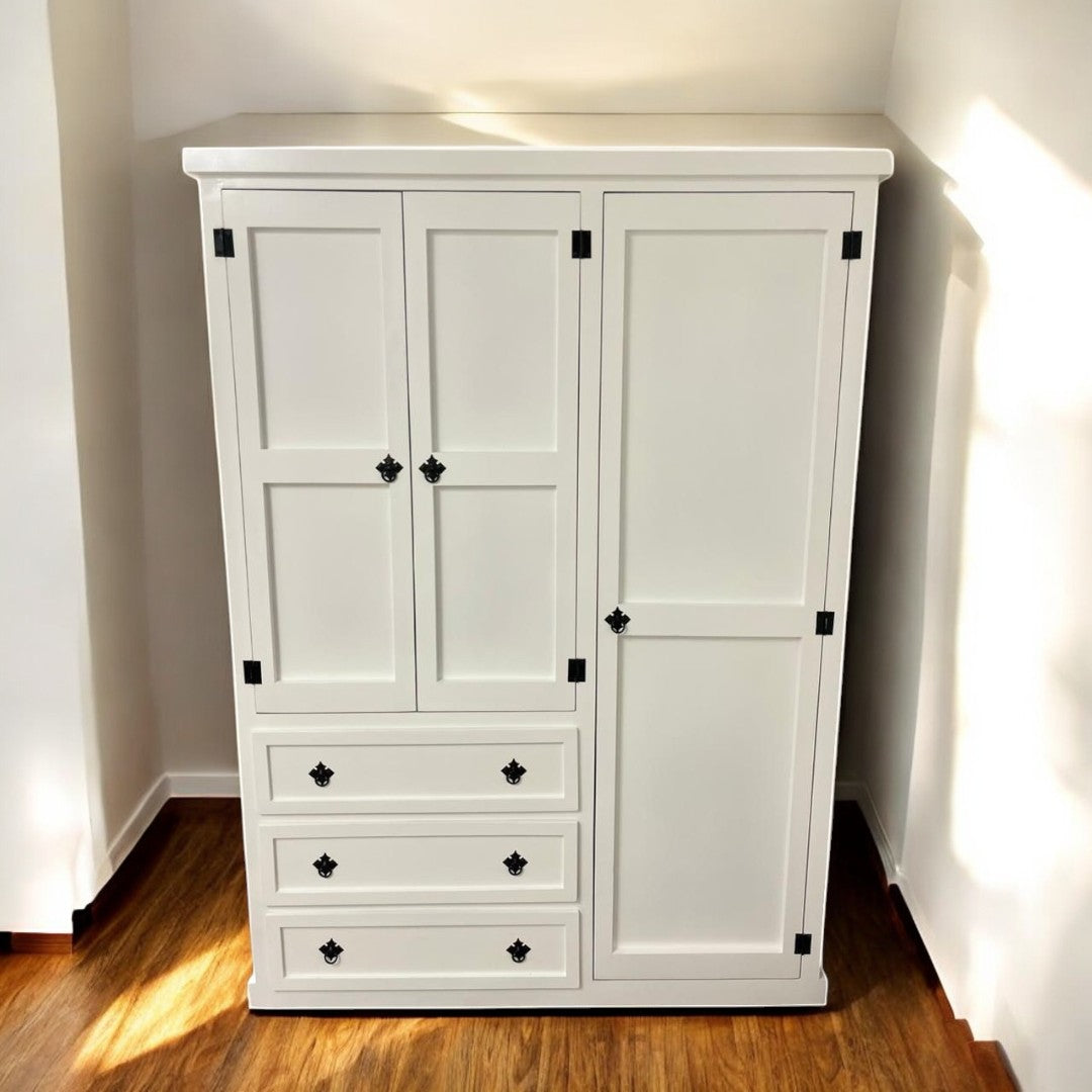 Closet de Madera 2 Cuerpos Modelo Armonía | Orden y Estilo para tu Dormitorio