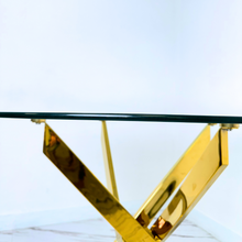 Mesa de vidrio redonda de comedor para 4 personas 100 cm modelo Elite. - Mgr Muebles